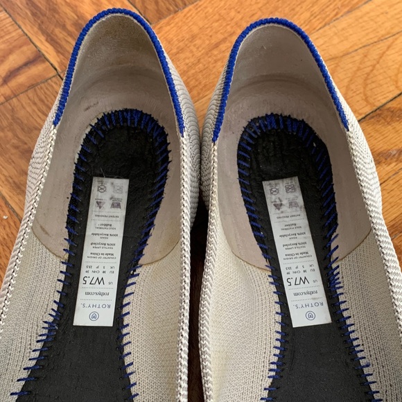 Rothy's Women's Light Gray Flats - Picture 14 of 16